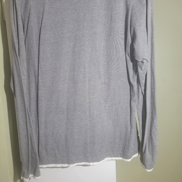 ❤️ 3 for $35 Scotch & Soda  long sleeve striped crew neck henley shirt XL - Picture 11 of 14